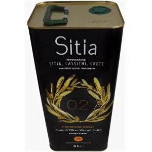 Оливковое масло Sitia Premium Gold 0.2 кислотность, 5 л